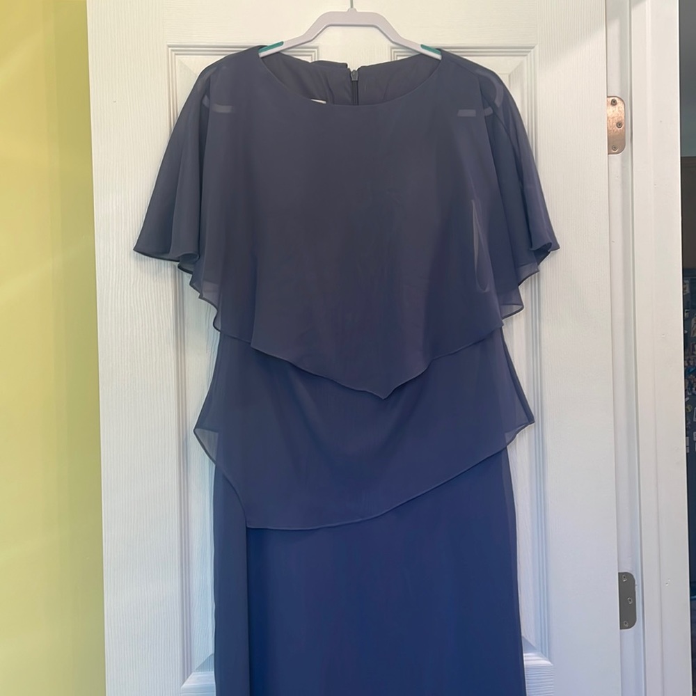 Formal dress for wedding or special occasion stormy (blue/grayish)